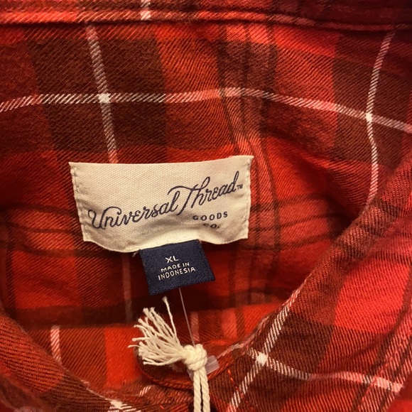 Plaid flannel button up - Picture 2 of 2